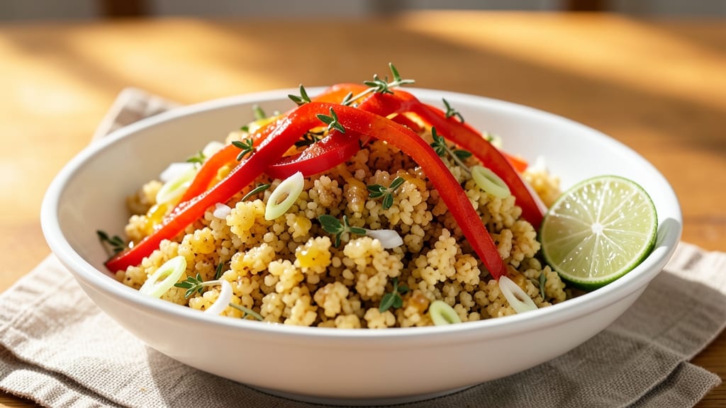 Caribbean Cauliflower Rice Recipe: Spiced Coconut-Lime Crunch in 15 Minutes