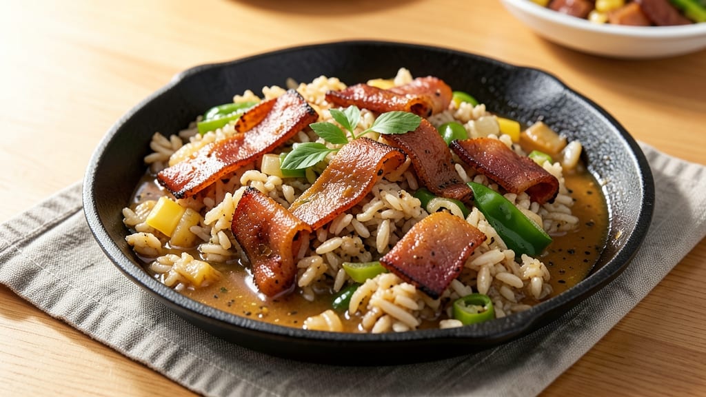 Bojangles Dirty Rice Recipe with Sausage: Smoky Cajun Crunch Over Melty Cheese