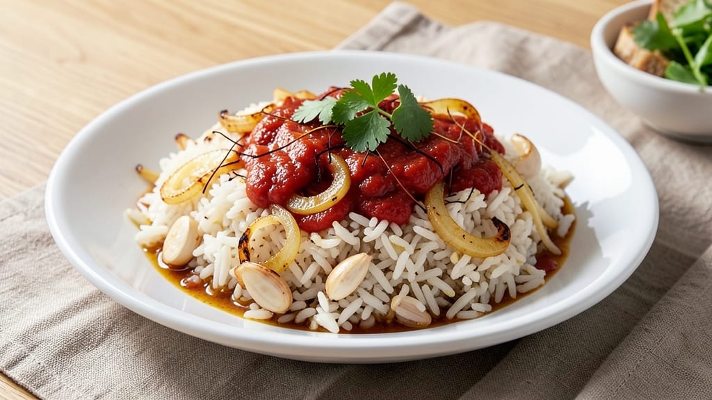 Bobby Flay's Spanish Rice Recipe: Saffron-Infused Aromatics and Perfect Grain Texture