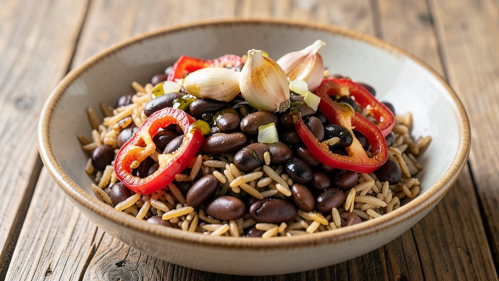 Blue Zone Beans and Rice Recipe: Longevity-Boosting Protein-Packed Bowl