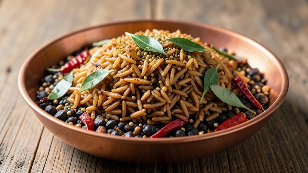 Brinji Rice Recipe in Tamil: Fragrant Curry Leaves and Toasted Rice Magic