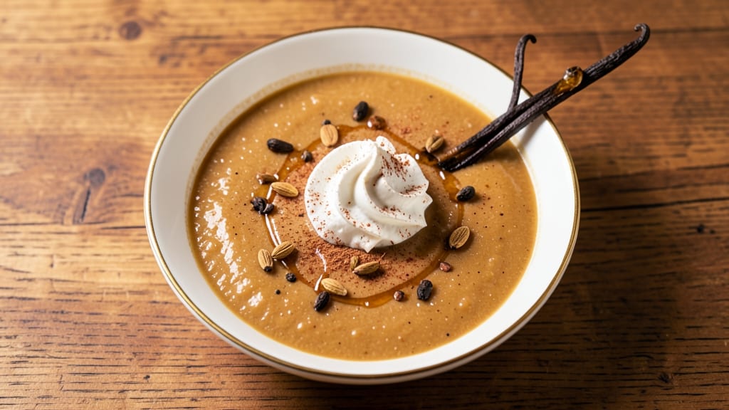Chai Rice Pudding Recipe: Spiced Vanilla Custard With Toasted Cardamom Crunch