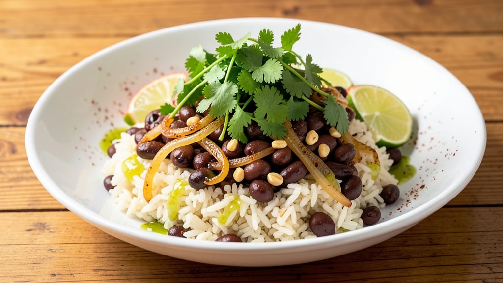 Black Beans, Rice, Cilantro, and Lime Recipe: Zesty One-Pot Fiesta in 20 Minutes