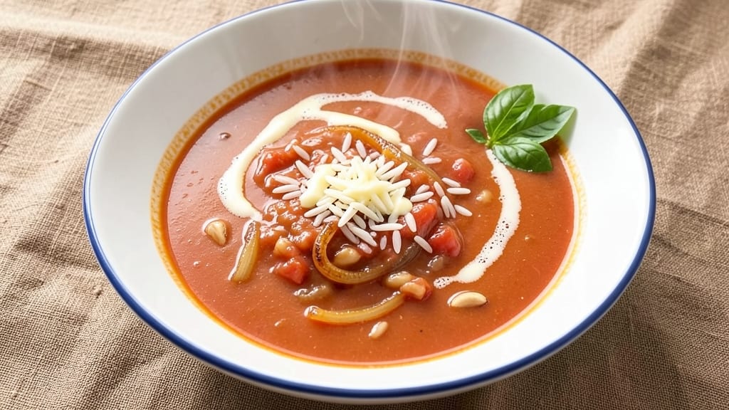 Campbell's Old Fashioned Tomato Rice Soup Recipe: Velvety Tomato-Rice Blend in 25 Minutes