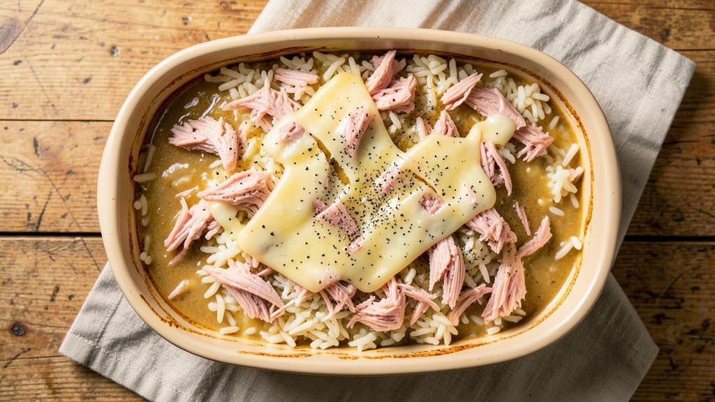 Campbell's Tuna Rice Casserole Recipe: Cheesy Crisp Top Magic in One Pan