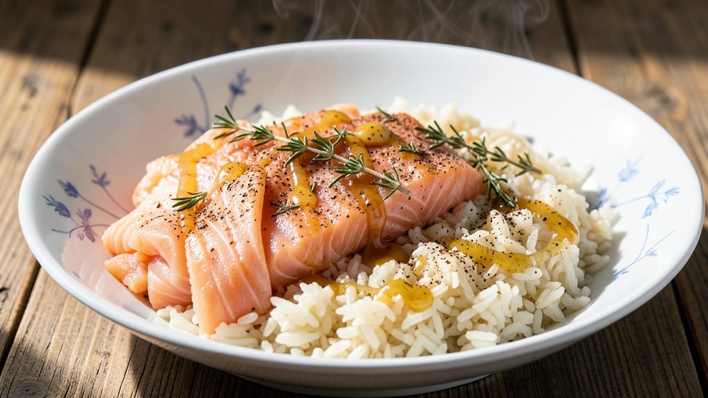 Canned Pink Salmon and Rice Recipe: Smoky Garlic Butter Flavor in 25 Minutes