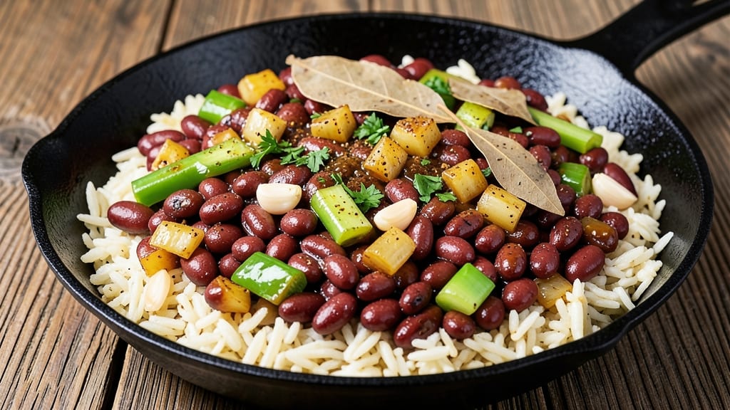 Cajun Red Beans and Rice Recipe Popeyes: Smoky Spiced Legumes Over Fluffy White Rice