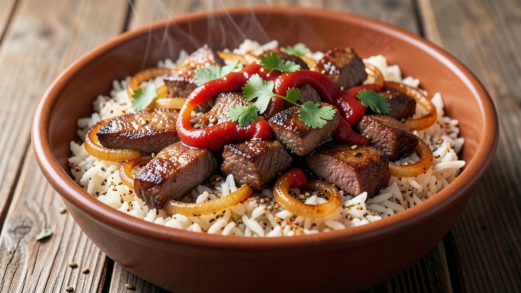 Cafe Rio Rice Recipe Instant Pot: Smoky Garlic Gravy Over Silky Shreds