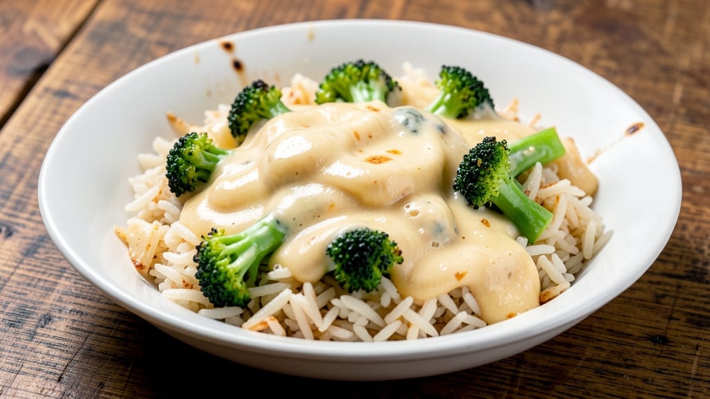 Broccoli Cheese Rice Recipe With Velveeta: Crispy-Topped Comfort in One Pan