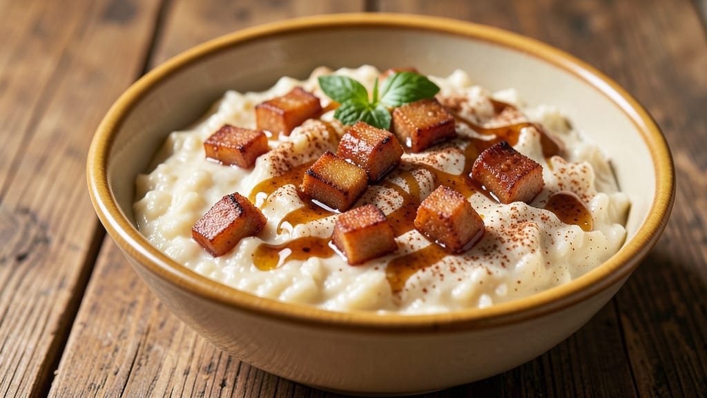 Cajun Rice Pudding Recipe: Spiced Rum-Infused Warmth With Crunchy Topping
