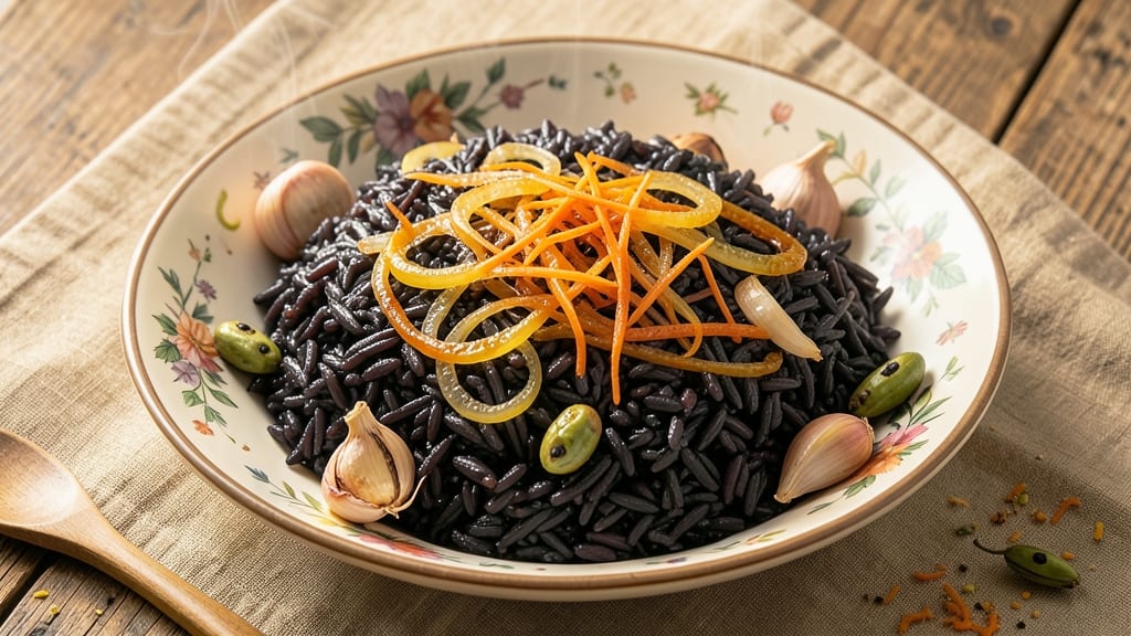 Black Rice Indian Recipe: Deep Purple Velvet With Earthy Spice Harmony