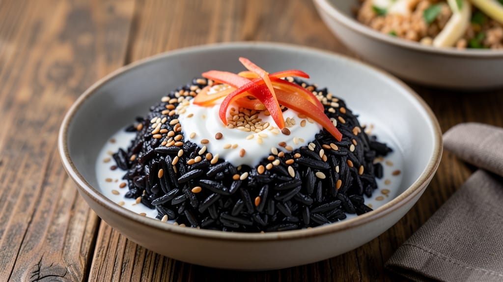 Black Thai Rice Recipe: Fragrant Jasmine and Black Sesame Crunch