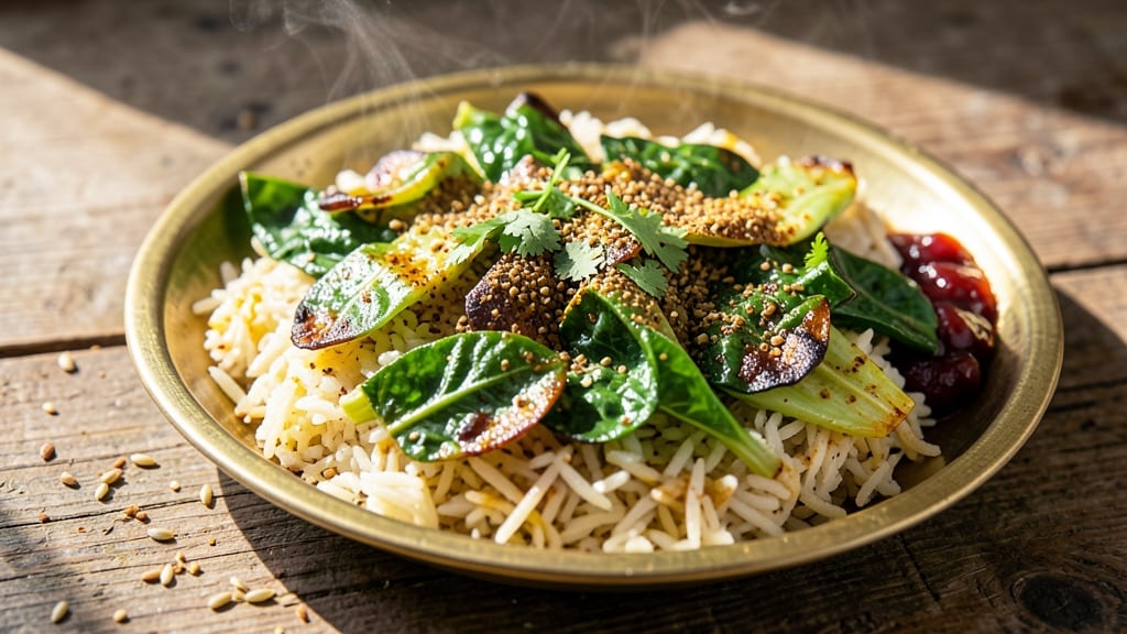 Cabbage Rice Indian Recipe: Fragrant Turmeric and Mustard Seed Magic