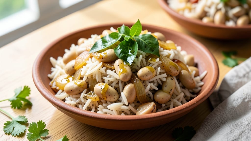 Butter Beans and Rice Recipe Indian: Spiced Coconut Curry Comfort in One Pot