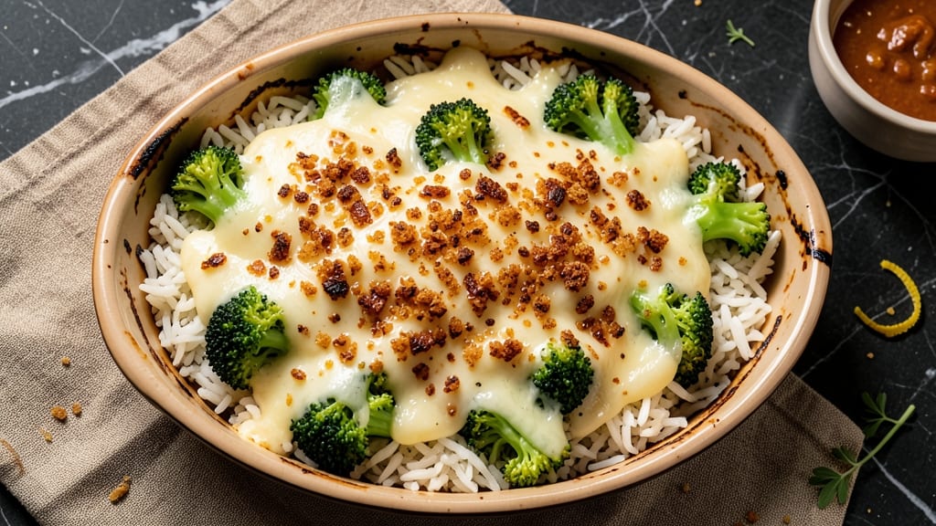 Broccoli Rice and Cheese Casserole Recipe With Velveeta: One-Pan Cheesy Crunch and Creamy Velveeta Magic
