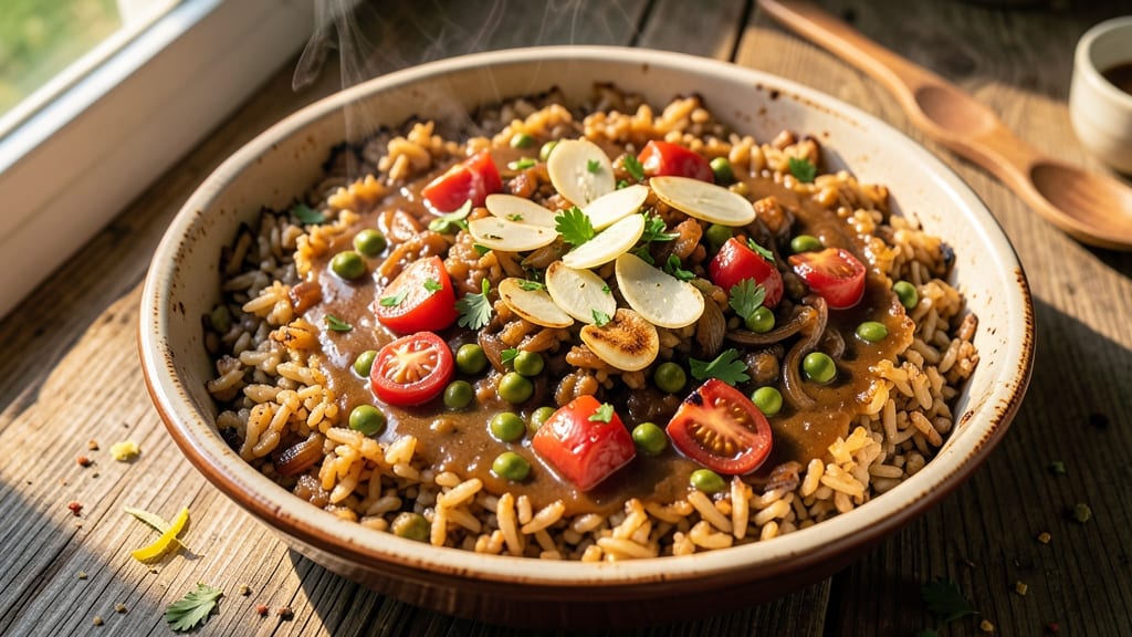 Brown Rice and Lentil Casserole Recipe: Protein-Packed One-Pan Meal