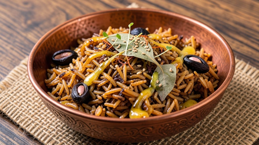 Brown Rice Pakistani Recipe: Fragrant Saffron and Cardamom Infusion