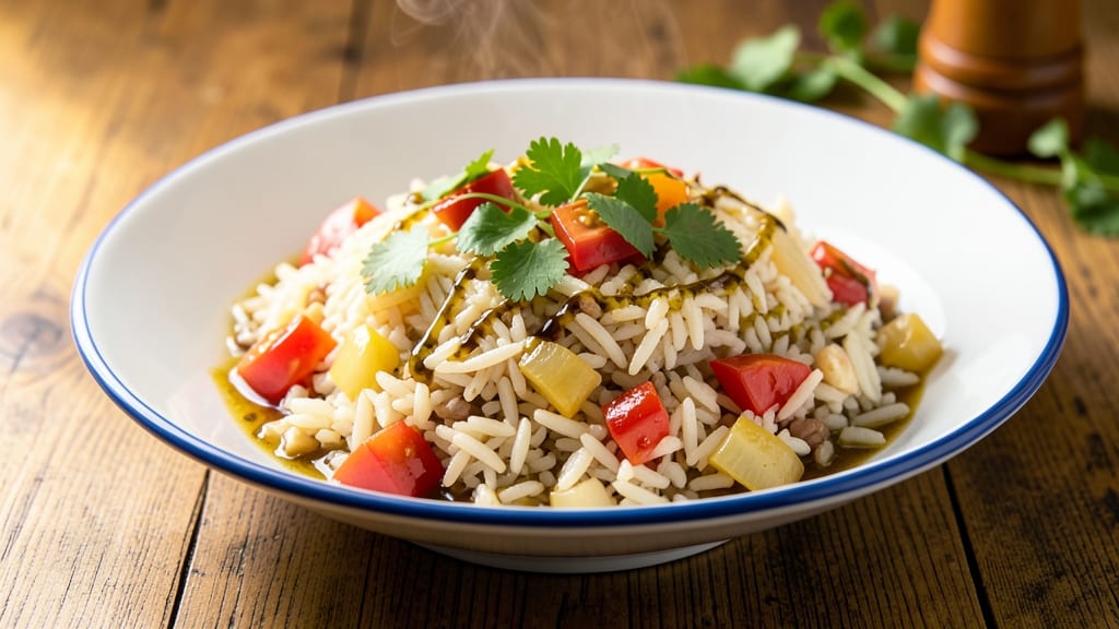 Chi Chi's Mexican Rice Recipe: Tomato and Cilantro Flavor Bomb in One Pot