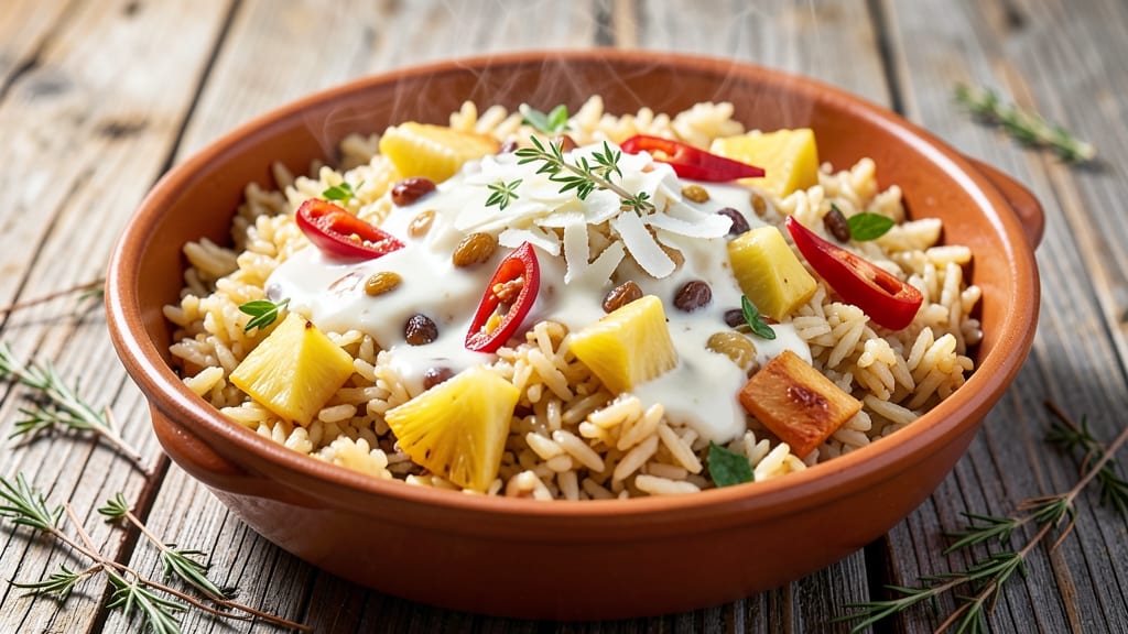 Caribbean Christmas Rice Recipe: Festive Spice Blend with Pineapple Brightness