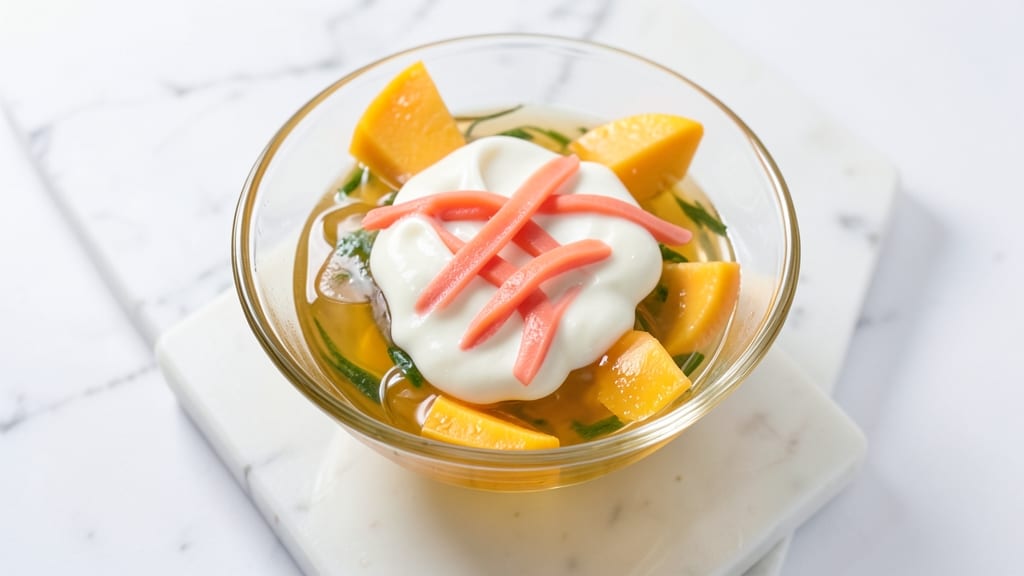 Rice Jelly Recipe: Silky Glossy Layers With Tropical Fruit Twist