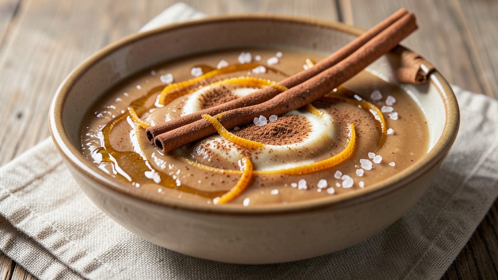 Rice Pudding No Raisins Recipe: Vanilla-Cinnamon Creaminess With Toasted Almond Crunch