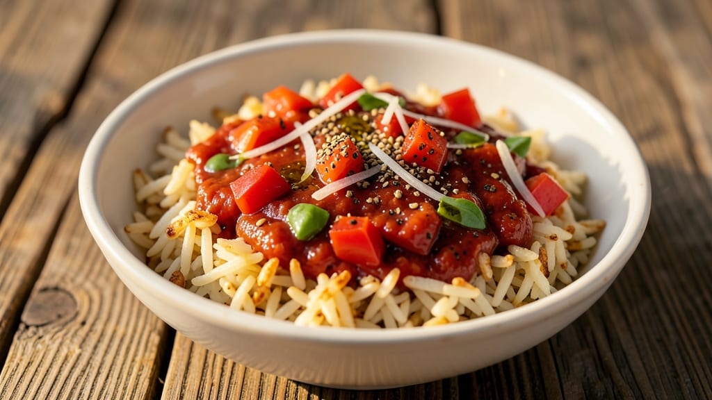 Salsa Rice Recipe: Zesty Tomato-Cumin Flavor in One-Pan Magic